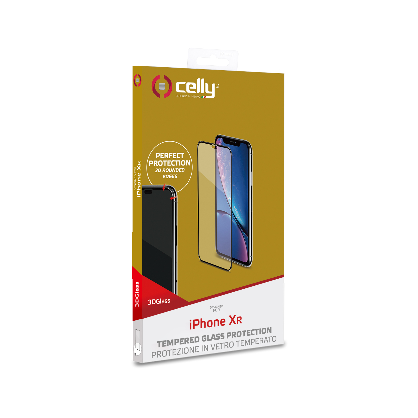 3D Glass Iphone Xr Nero - immagine 5