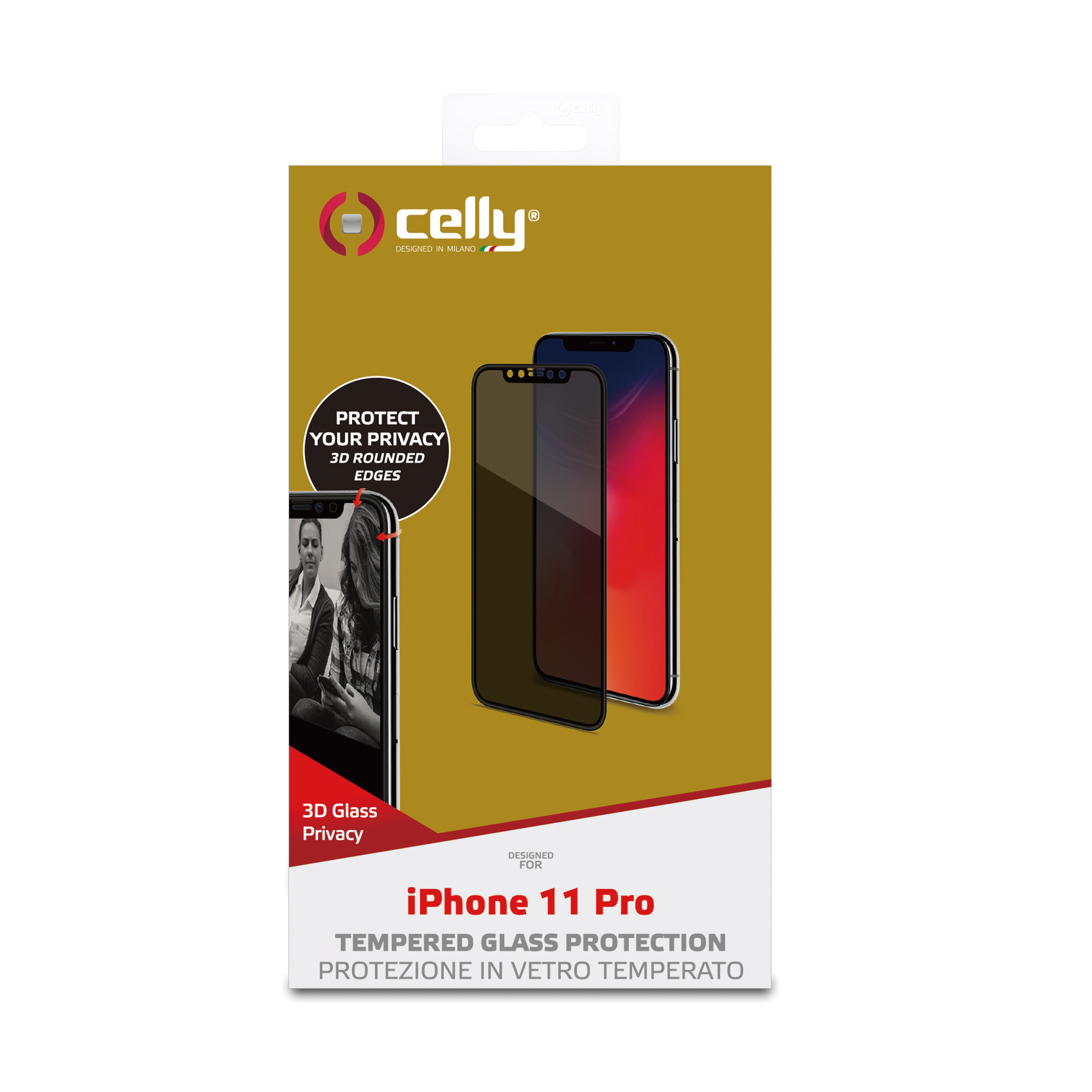 Privacy 3D Iphone 11 Pro Nero - immagine 4