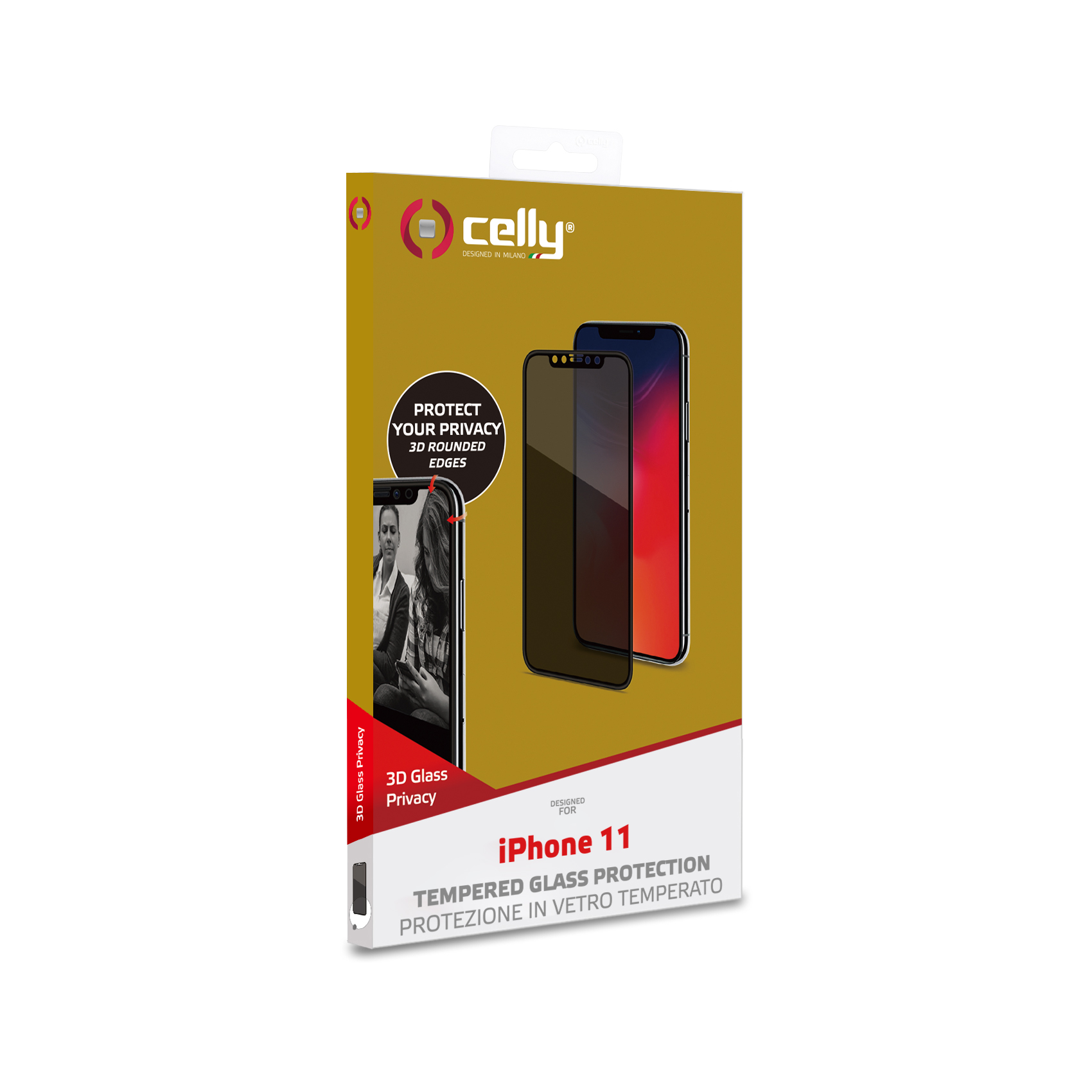 Privacy 3D Iphone 11 Nero - immagine 3