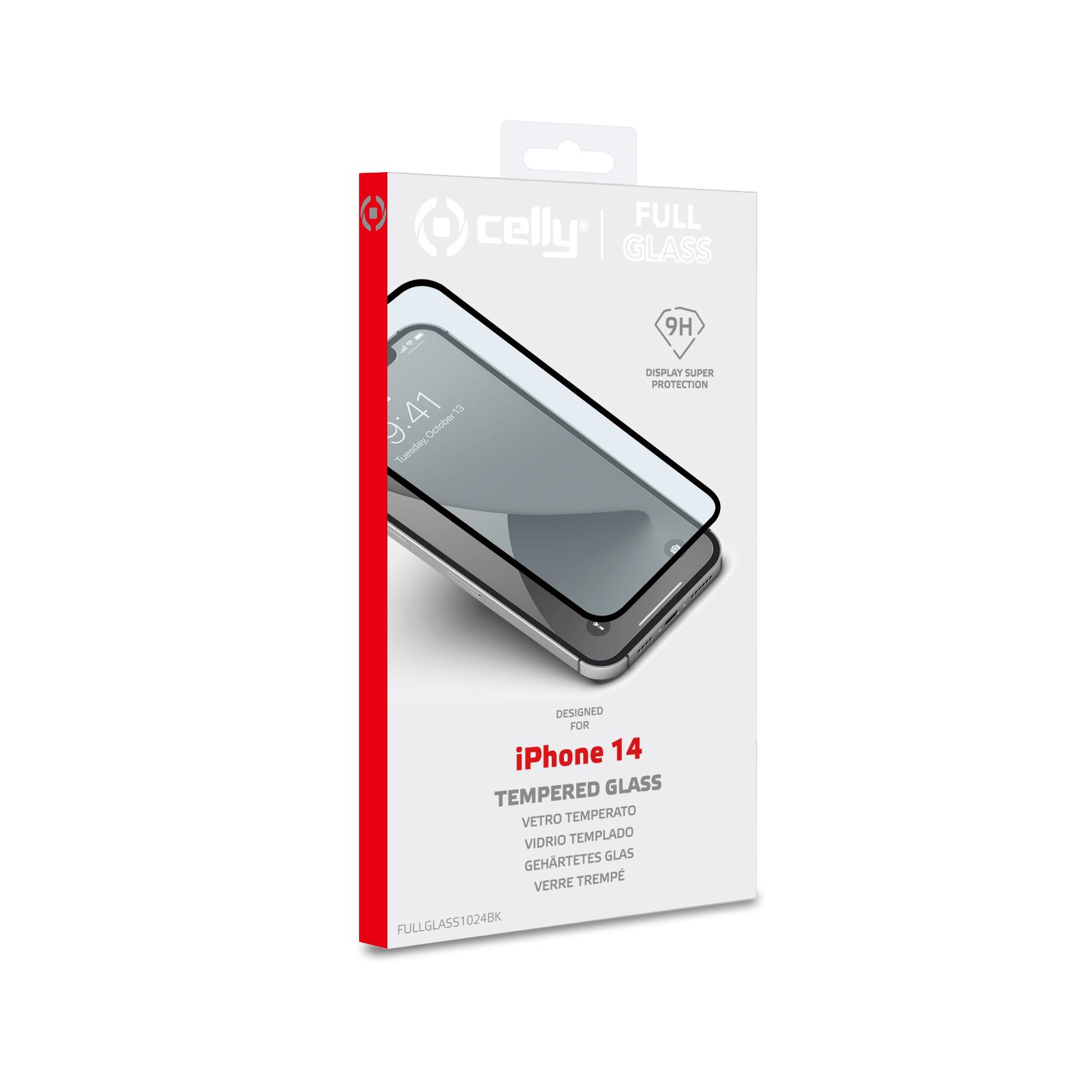 Full Glass Iphone 14/13 Pro/13 Bk - immagine 5