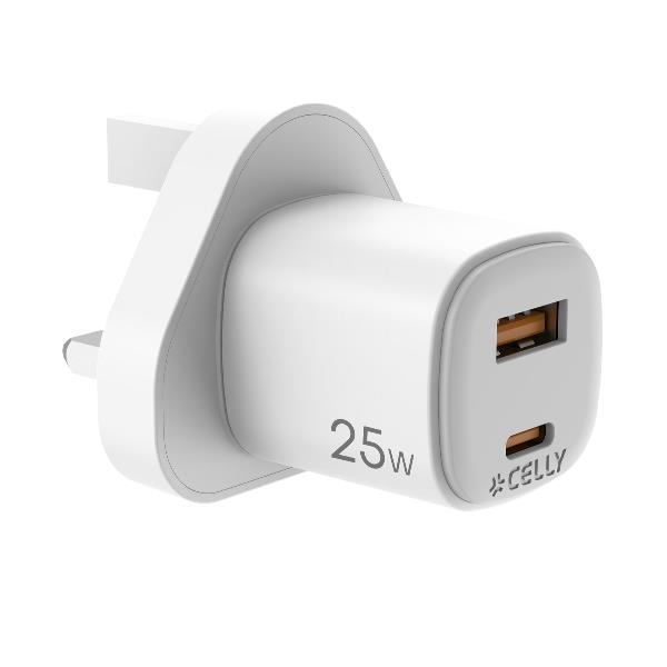 Up Tc 1 USB-A 1 USB-C 25W Uk - immagine 2