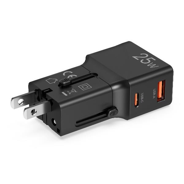 Multiplug 1Usb-A/1Usb-C 25W Slim - immagine 5