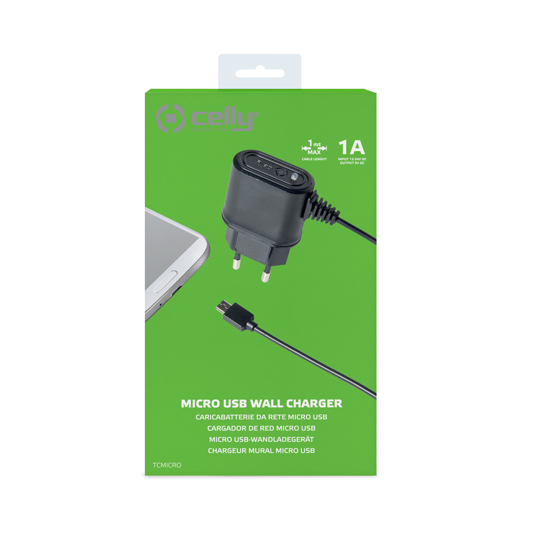 Travel Charger Microusb 1A/5W Nero - immagine 2