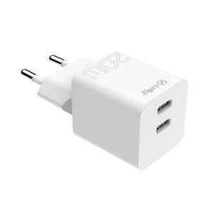 Travel Charger 2Usb-C 20W Bianco