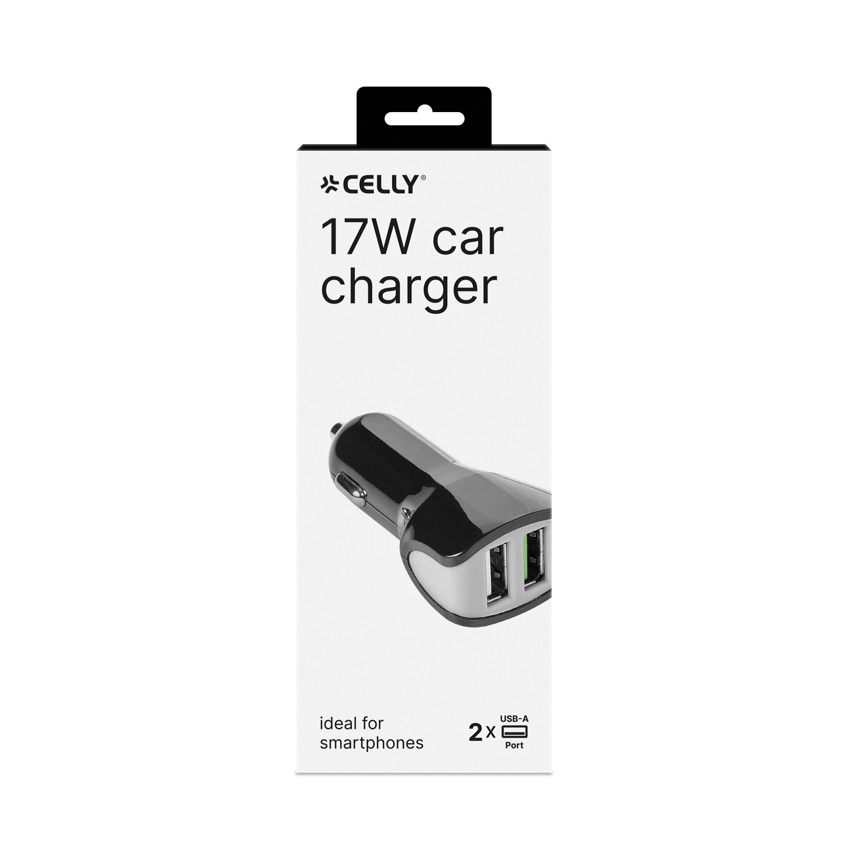 Turbo Car Charger 2Usb 3.4A/17W Bk - immagine 6