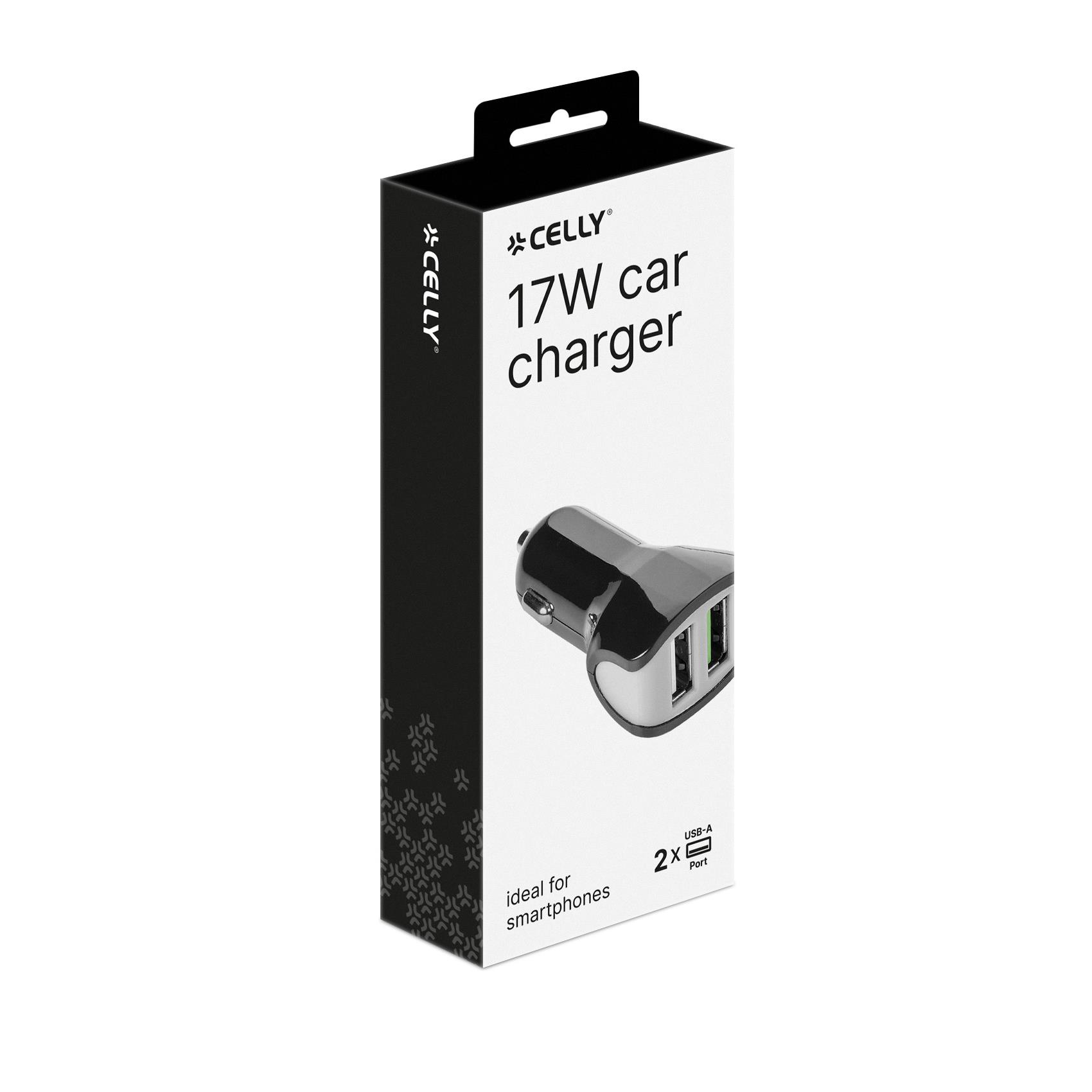 Turbo Car Charger 2Usb 3.4A/17W Bk - immagine 7