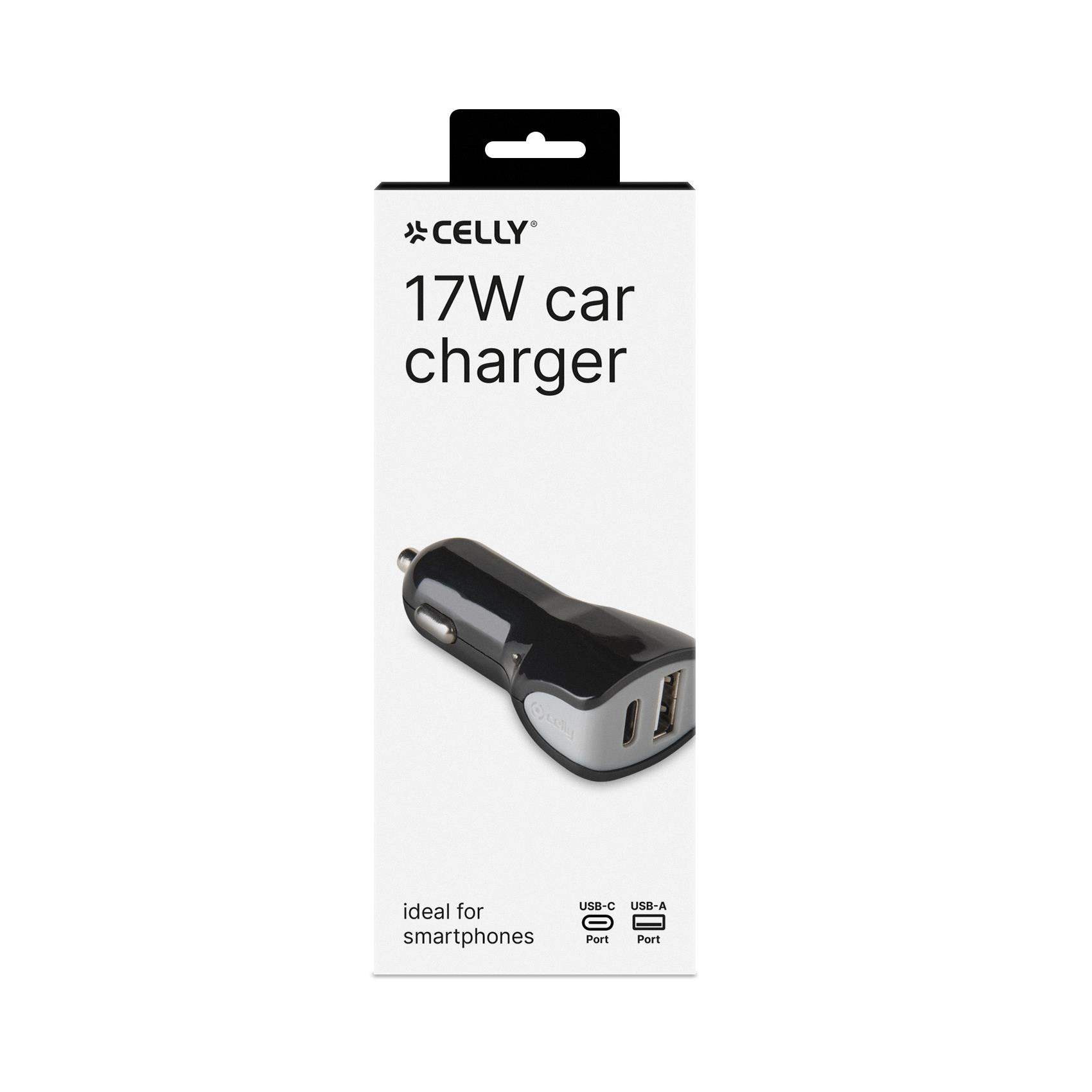 Car Charger 2Usb-C 17W Nero - immagine 5
