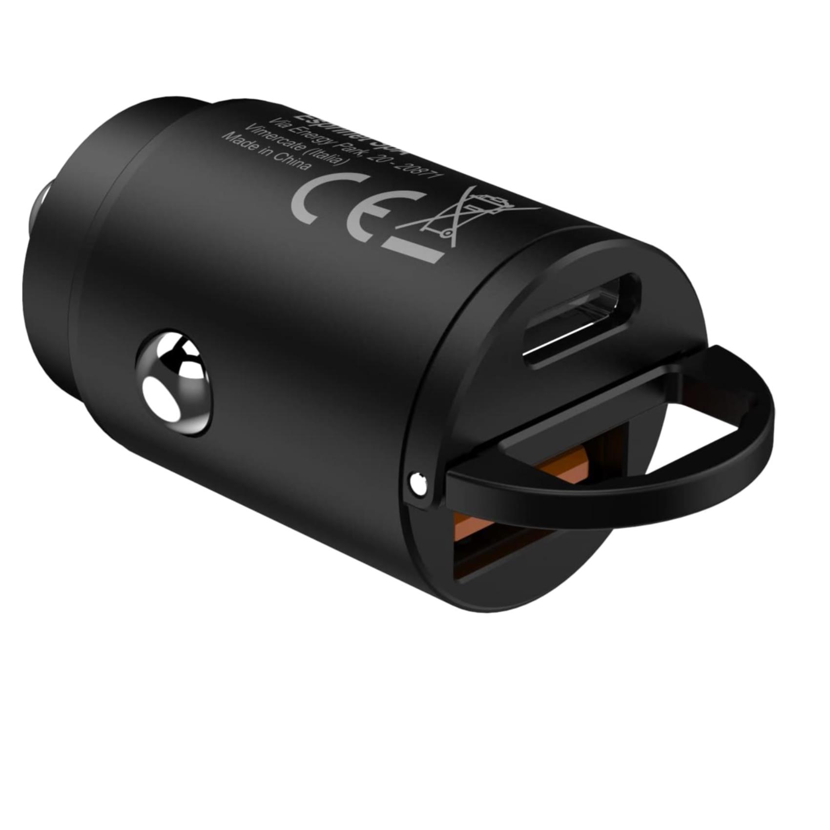 Car Charger Mini USB-A To USB-C 30W