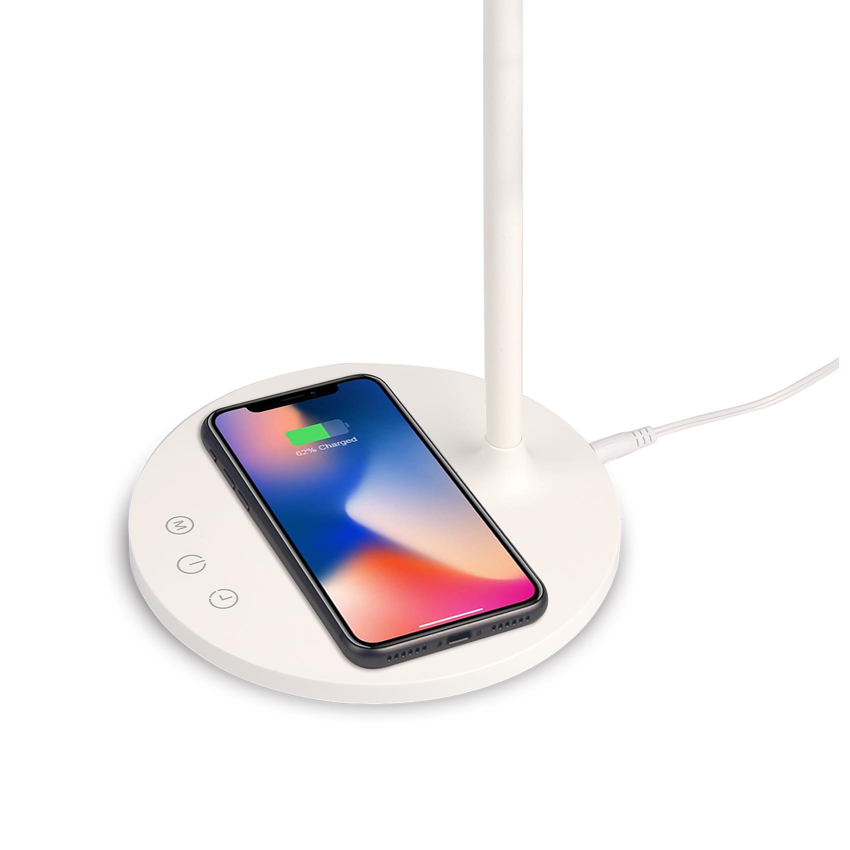 Wireless Charger Lamp 10W Bianco - immagine 4