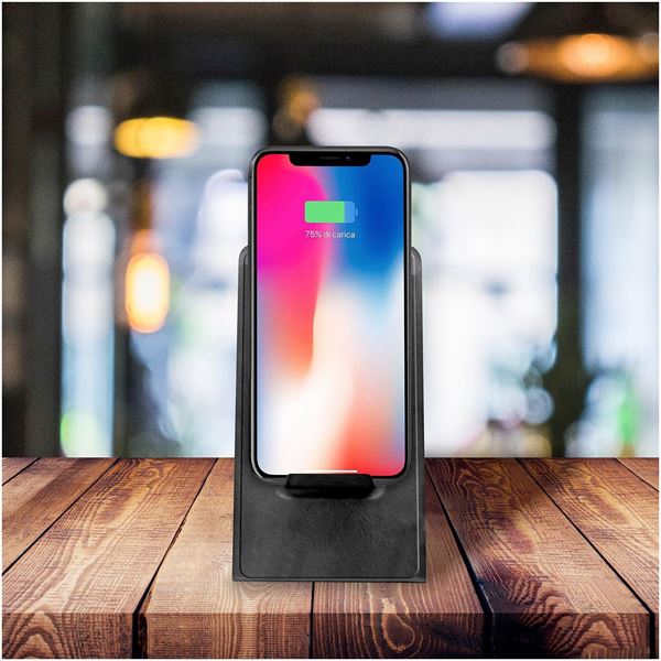Wireless Charger Pad Slim Stand 10W - immagine 5