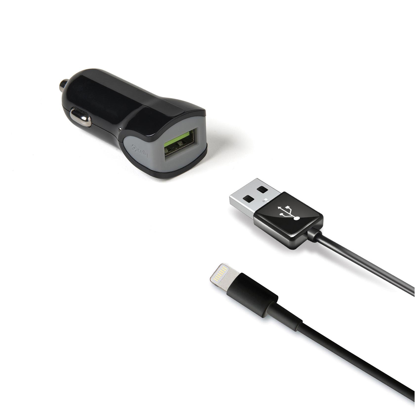 Kit USB Car Ch+Lightning Cable 12W - immagine 2