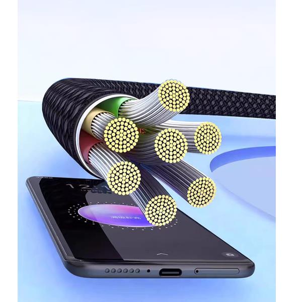 USB-C To USB-C Magnetic Cable 1M Bk - immagine 5