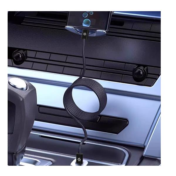 USB-C To USB-C Magnetic Cable 1M Bk - immagine 4