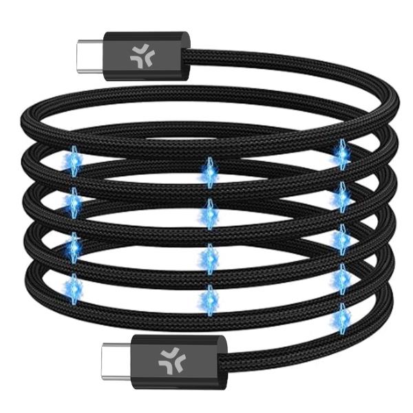 USB-C To USB-C Magnetic Cable 1M Bk