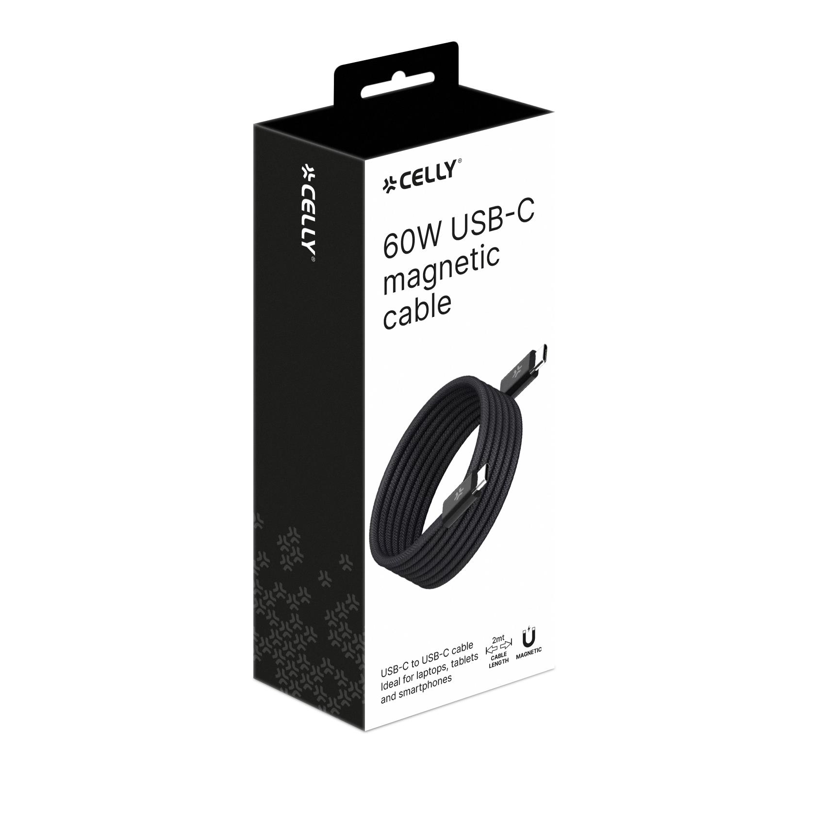 USB-C To USB-C Magnetic Cable 1M Bk - immagine 8