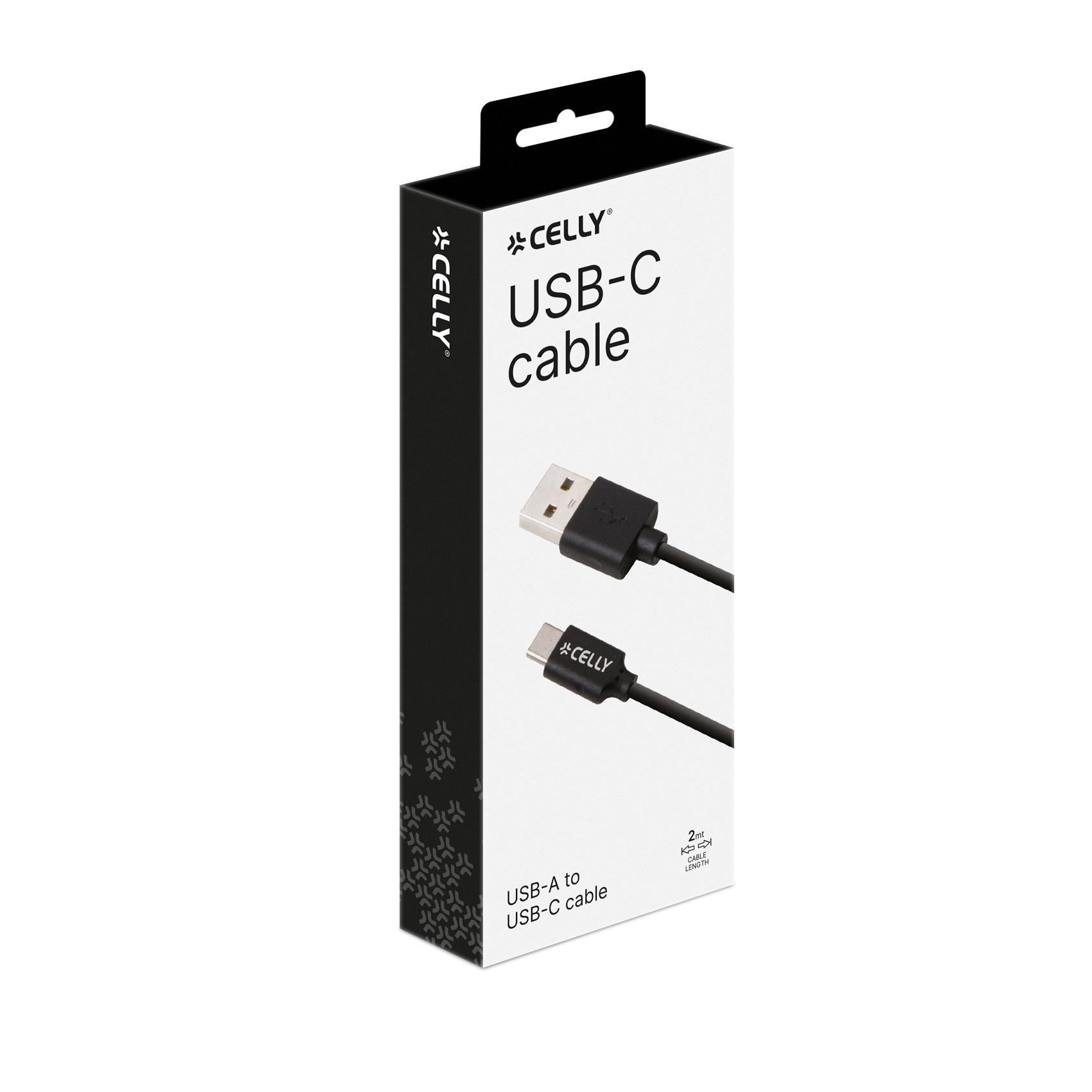 USB-A To USB-C 15W Cable 2Mt Nero - immagine 4
