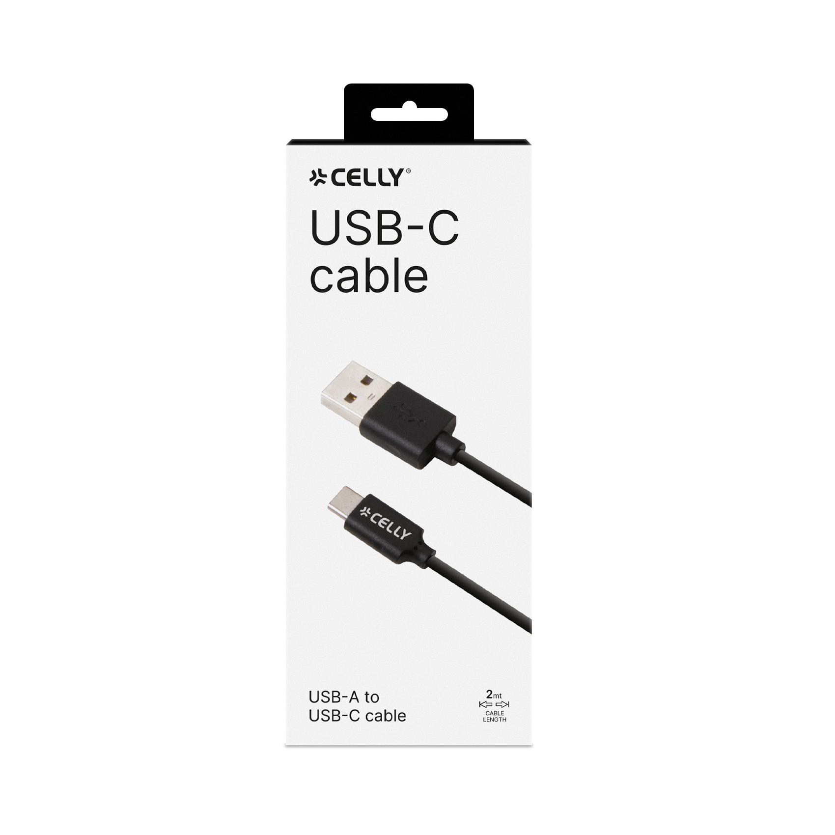 USB-A To USB-C 15W Cable 2Mt Nero - immagine 5