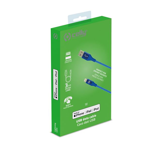 Usba To Lightning 12W 3Mt Cable Mfi - immagine 4