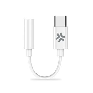 USB-C To Jack 3.5Mm Adapter Bianco