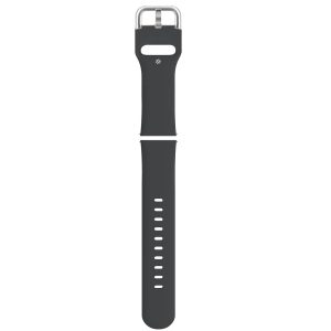 Watchband Univ 20Mm Silic Bk