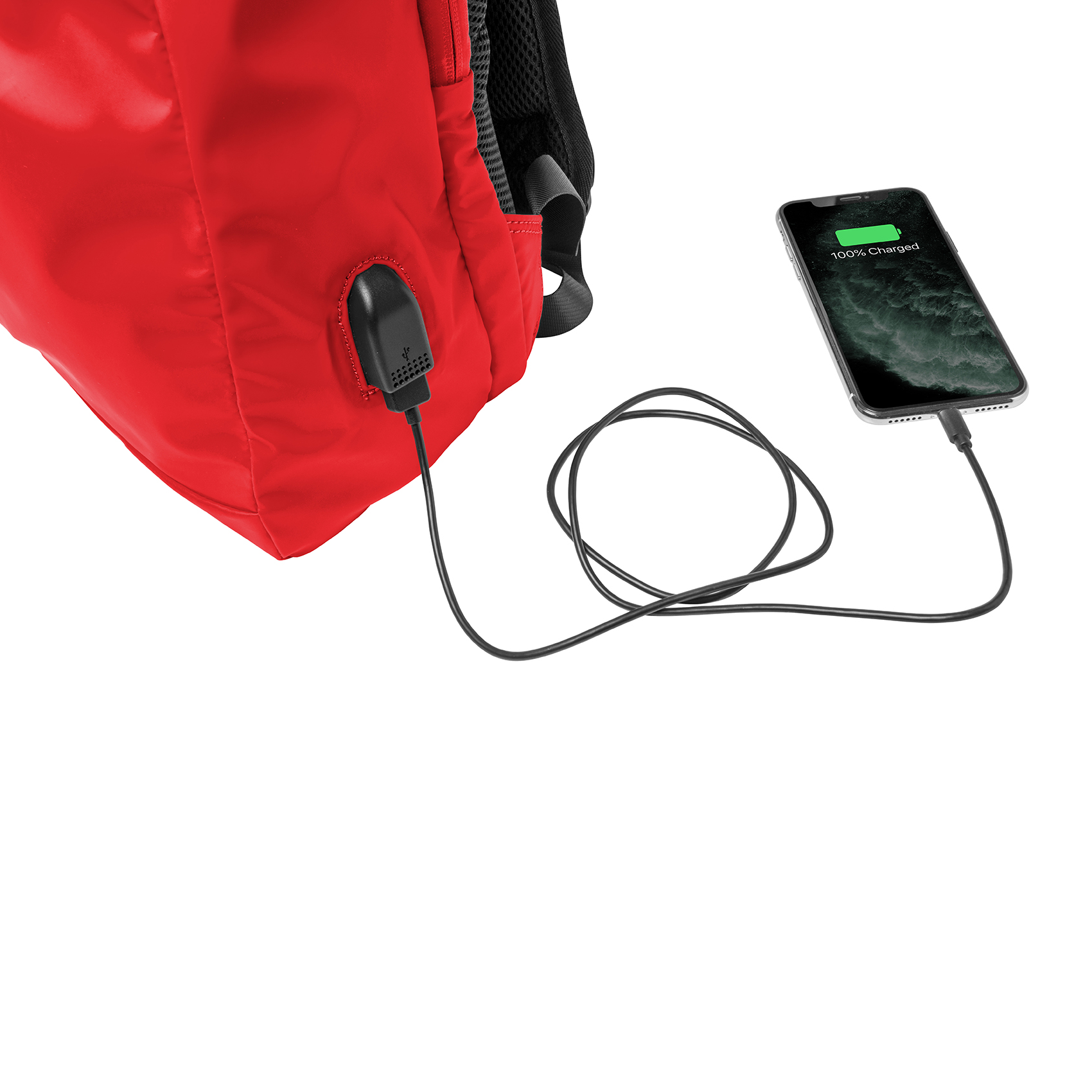 Funky Backpack Laptop 14 Inches Rosso - immagine 6