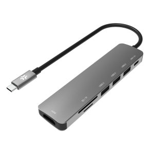Hub USB-C To 3Usba/Usbc/HDMI/Tf/Sd