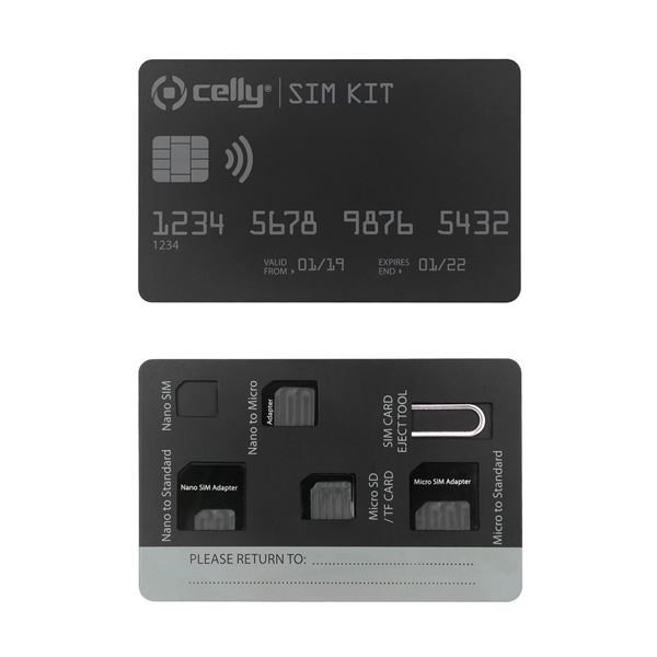 Universal Kit X Sim Card With Clip