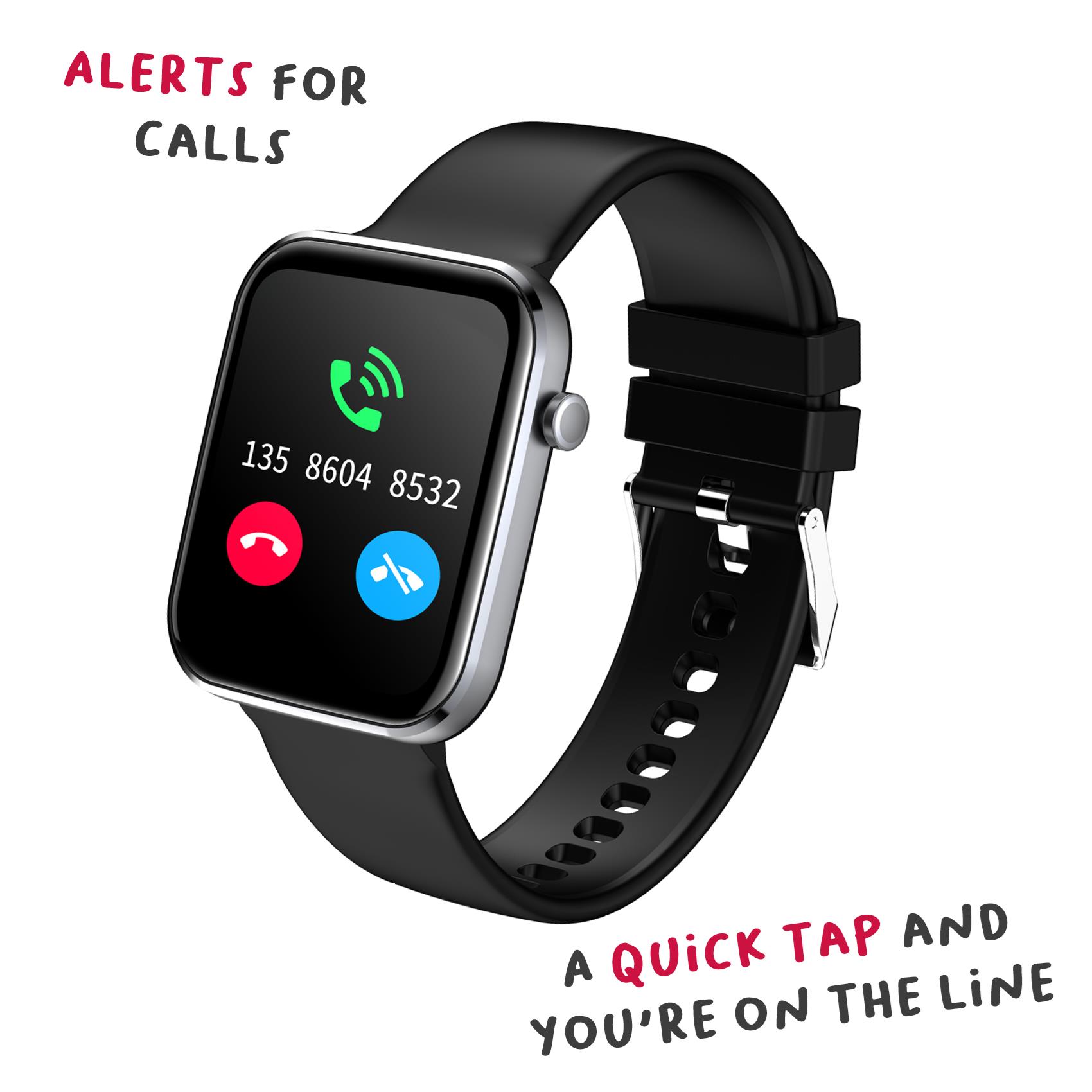 Trainer Smartwatch Square Nero