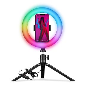 Universal Tripod With Ringlightrgb