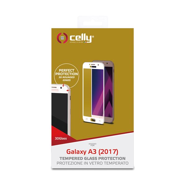 3D Glass Galaxy A3 2017 Bianco - immagine 5