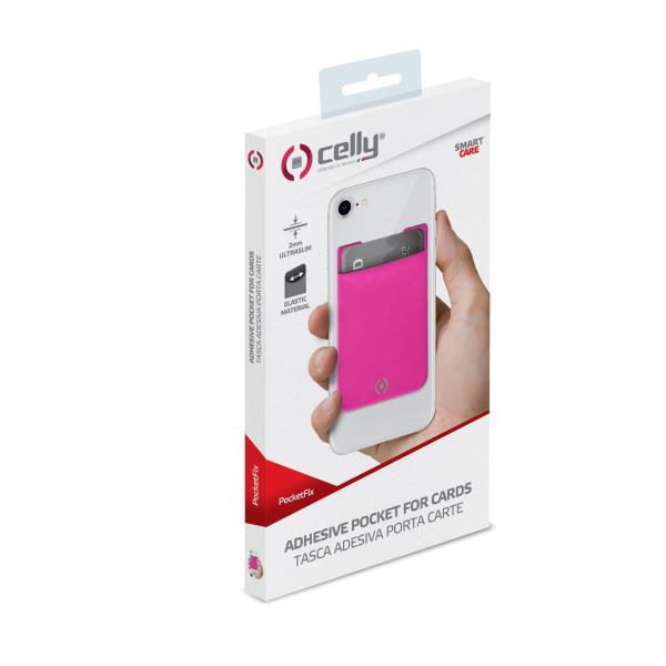 Adhesive Pocket For Cards Rosa - immagine 4