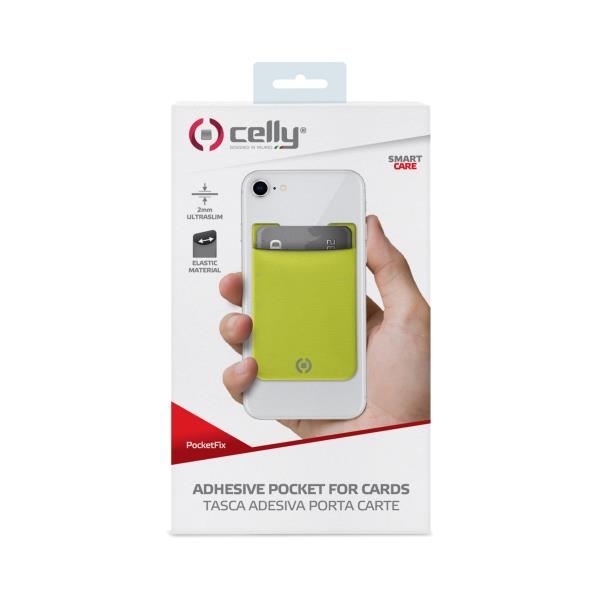 Adhesive Pocket For Cards Yellow - immagine 4