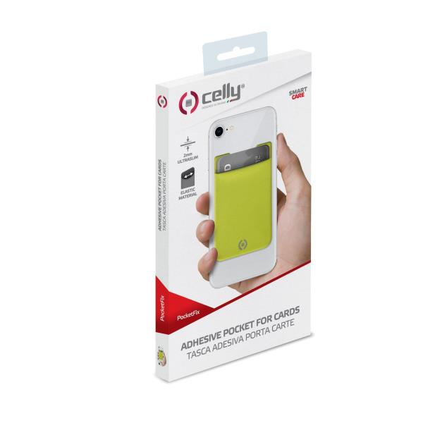 Adhesive Pocket For Cards Yellow - immagine 2