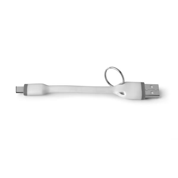 USB-A To USB-C 15W Cable 12Cm Bianco - immagine 2