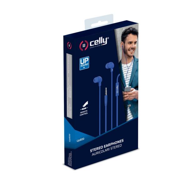 Stereo Ear 3.5Mm Round Cable Blu - immagine 5