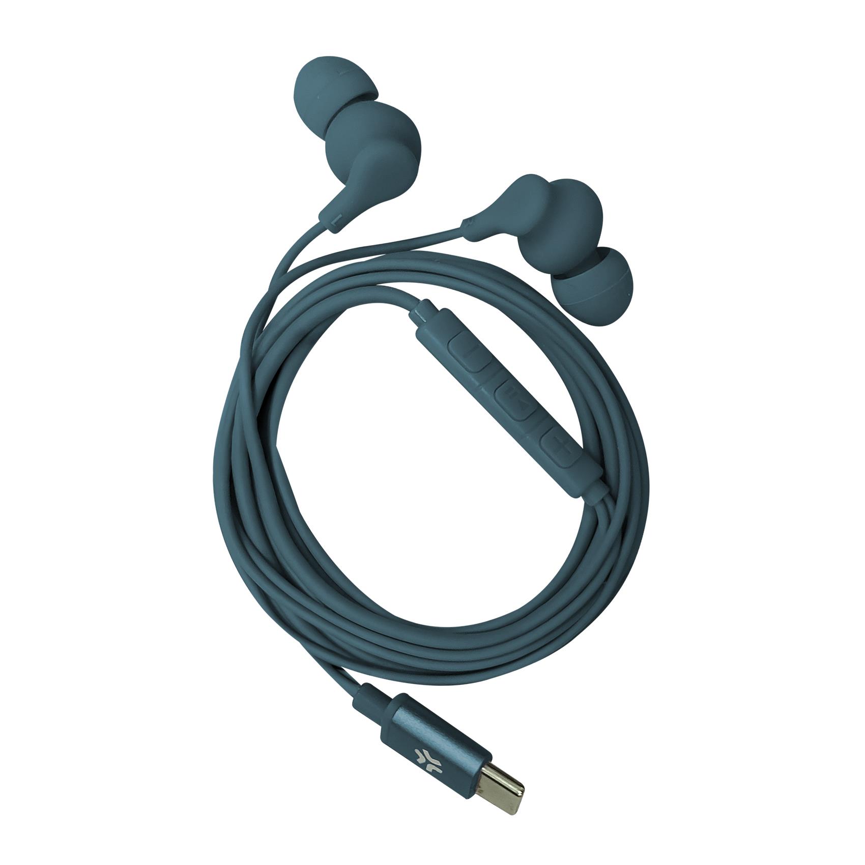 USB-C Stereo Wired Earphone Blu - immagine 3