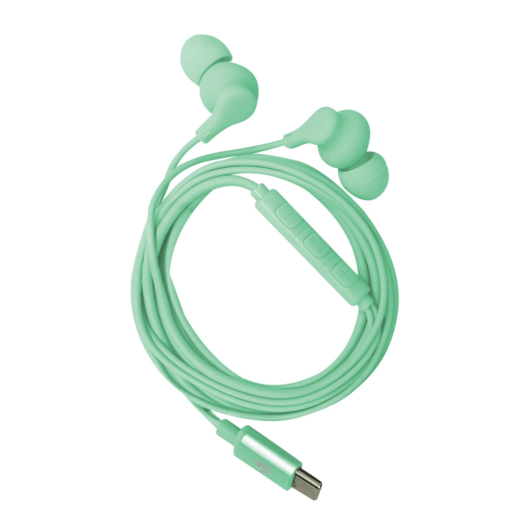 USB-C Stereo Wired Earphone Verde - immagine 3