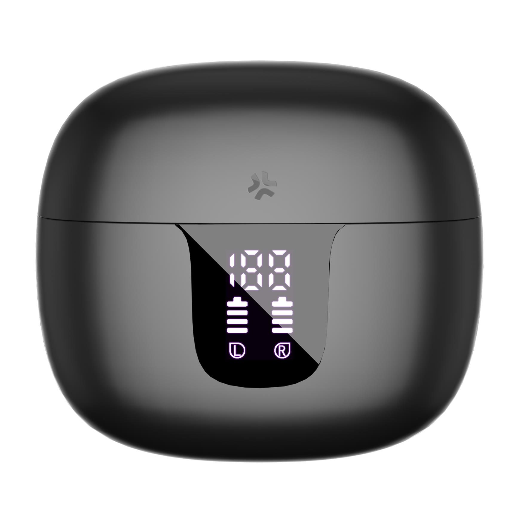 In-Ear Tws With LED And AI Bk - immagine 2