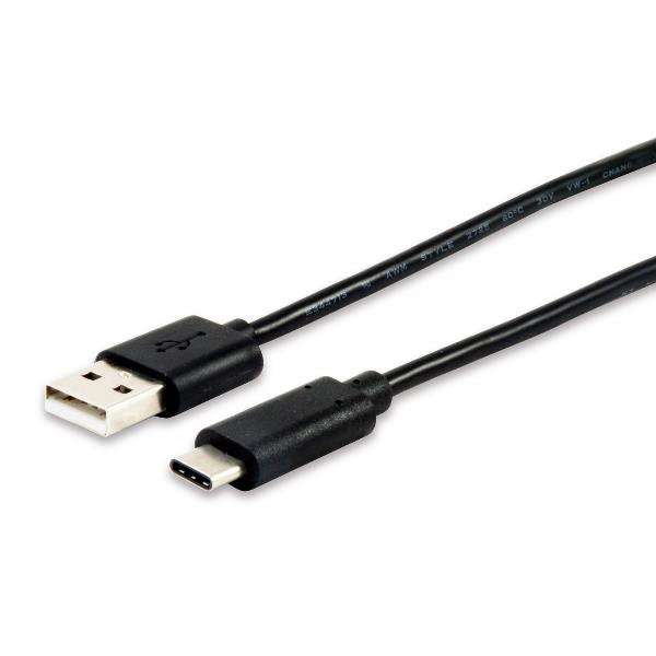 USB 2.0 Type-A To C M/M 1.0M Bla
