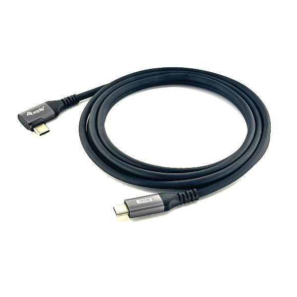 USB 2.0 C To C Cable 90° Angle M - immagine 2