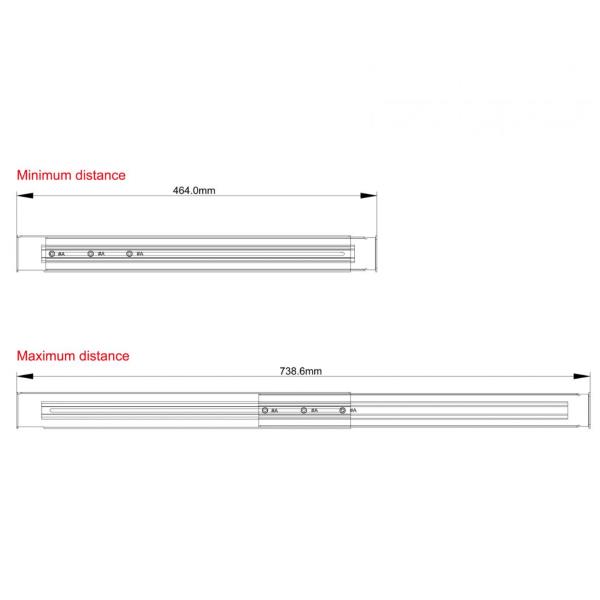 Rackmount Rail Kit 1U For Zeus51Exx - immagine 3