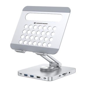 Tablet Stand With 8-In-1 Docking