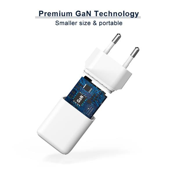 2-Port 20W Gan USB Pd Charger, USB - immagine 7