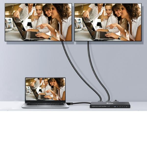 Splitter HDMI A 2 Porte - 4K - immagine 4