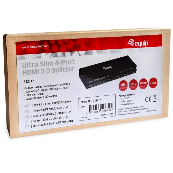 Splitter HDMI A 2 Porte - 4K - immagine 3