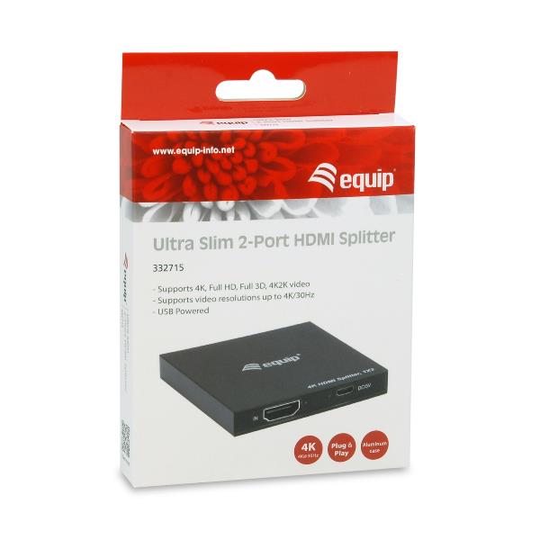 Ultra Slim 2-Port HDMI Splitter - immagine 5