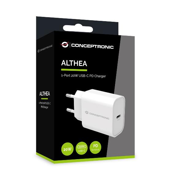 Mini USB Charger 20W Bianco USB-C - immagine 3