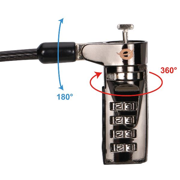 Combination Laptop Lock, Standard S - immagine 6