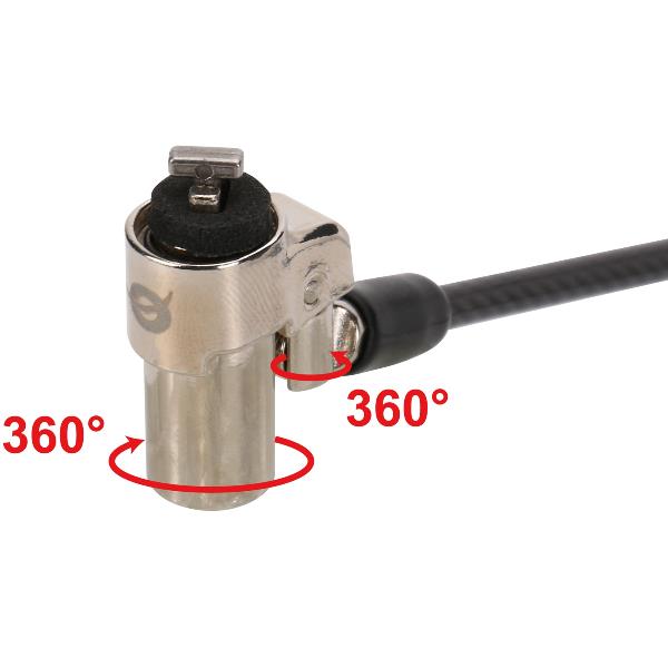 Keyed Laptop Lock, Standard Securit - immagine 3