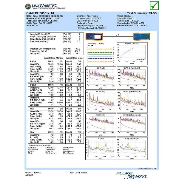 Cat.6A U/Utp Patch Cable 20M Whit - immagine 5